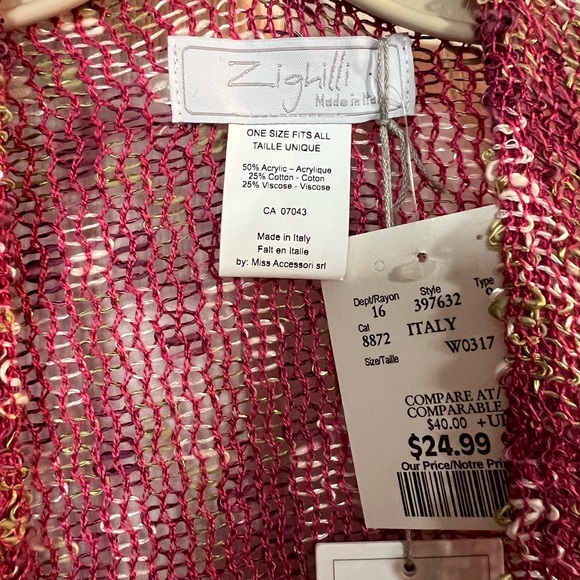 Shawl. Made in Italy - Picture 3 of 5